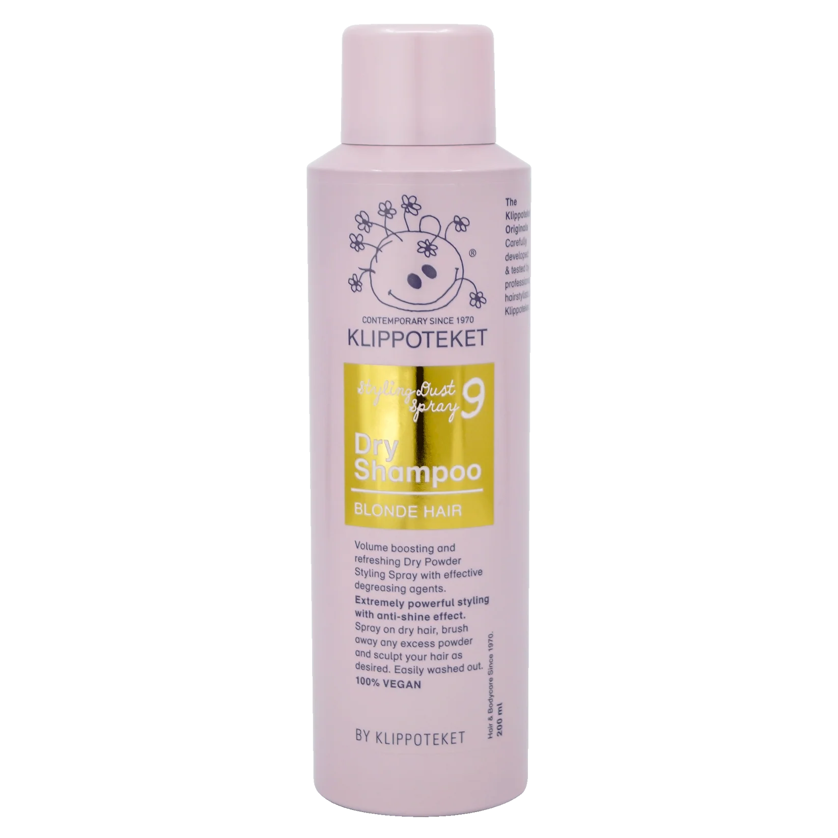 KLIPPOTEKET Rosa Torrschampoo 200ml